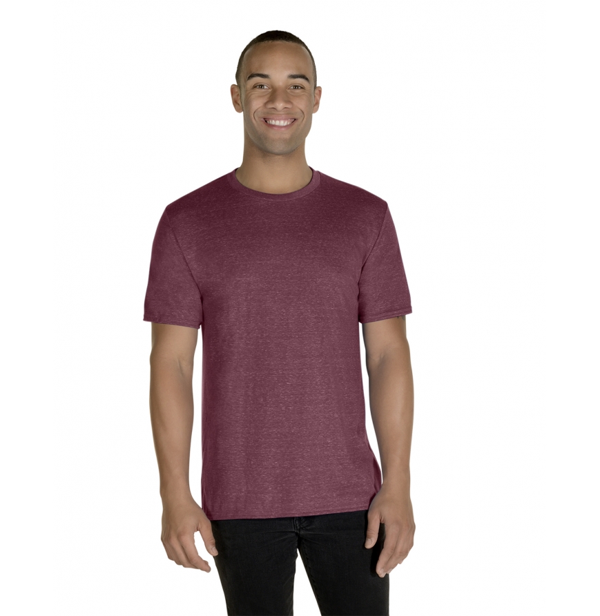 88MR Adult 5.2 oz. Snow Heather T-Shirt | Jerzees Blank T-Shirts