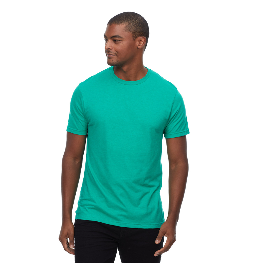 Threadfast Apparel T1001 HEATHER TEAL front
