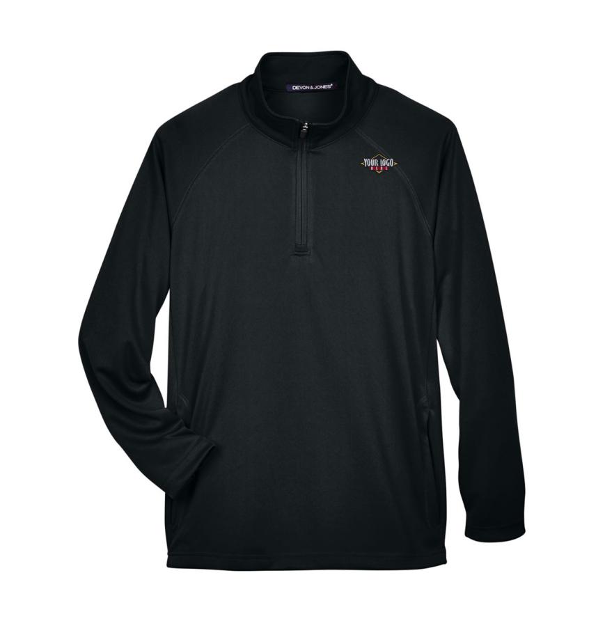 Mens Stretch Tech-Shell Compass Quarter-Zip Pullover