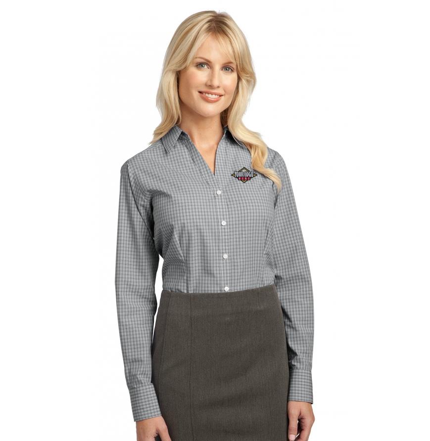 Port Authority L639 - Port Authority Ladies Plaid Pattern Easy Care Shirt