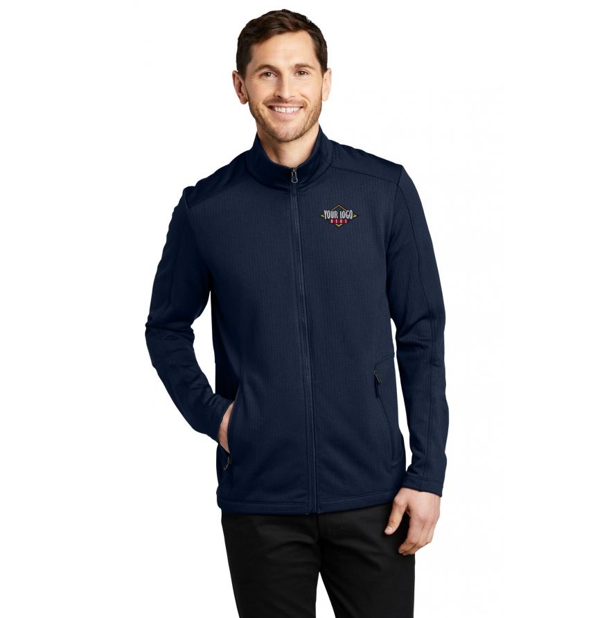 Port Authority Grid Fleece Jacket