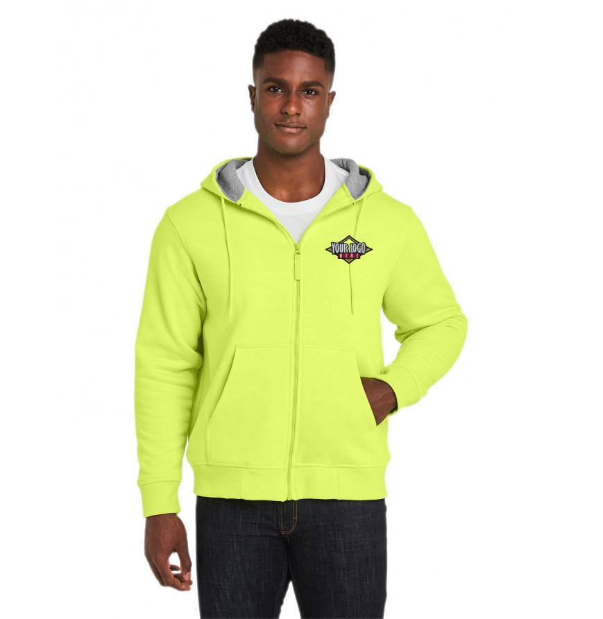 Harriton M711 - Mens ClimaBloc Lined Heavyweight Hooded Sweatshirt