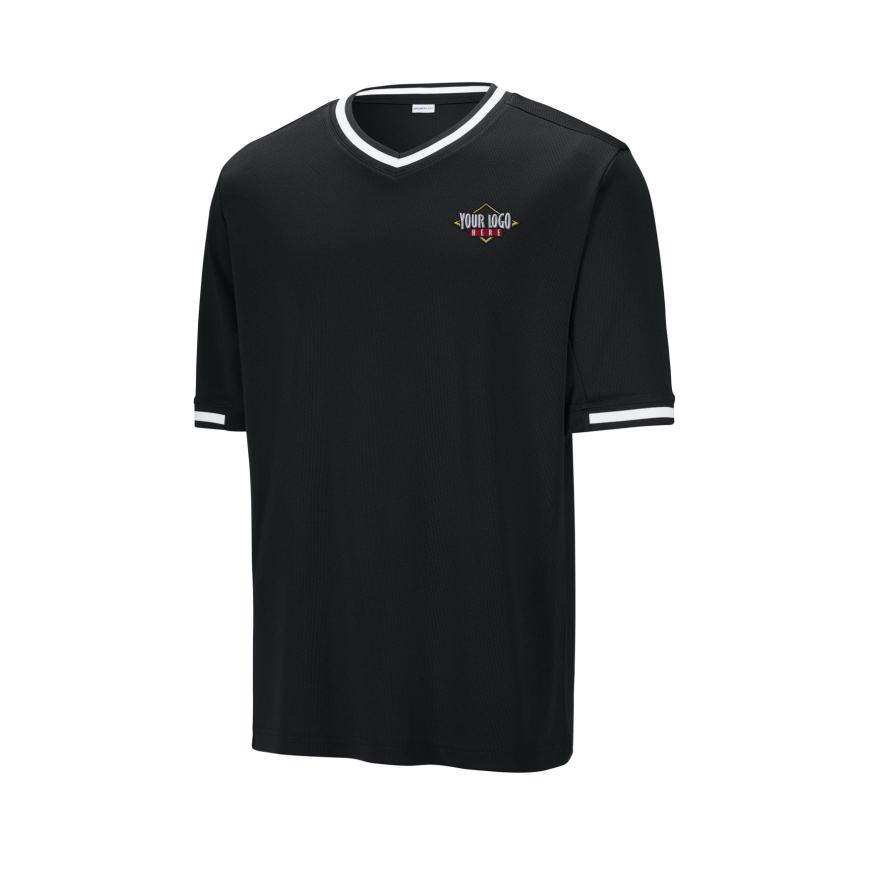Sport-Tek Tough Mesh V-Neck Baseball Jersey