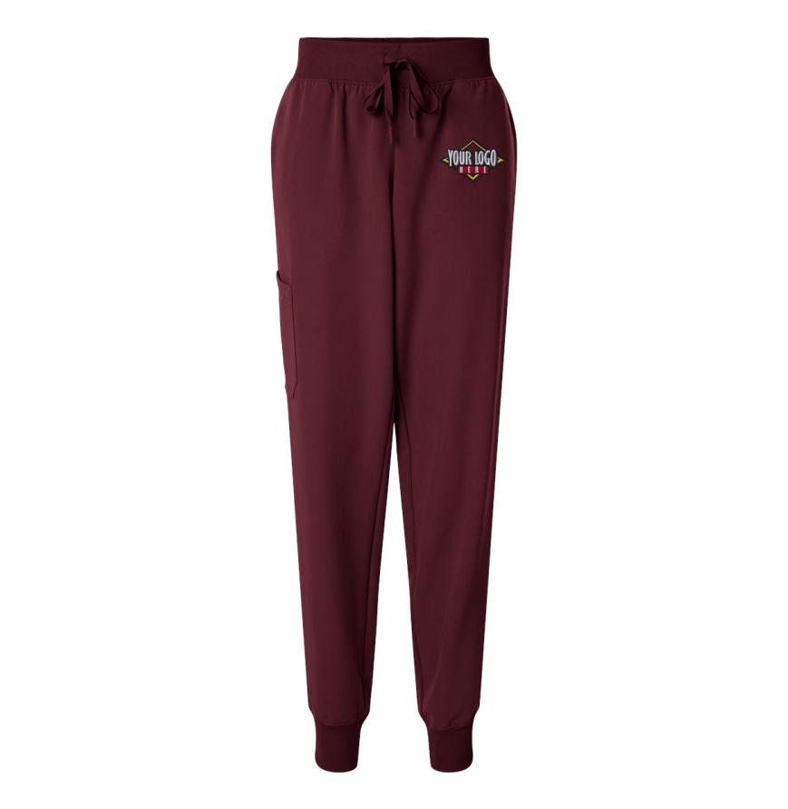 Womens Silex Knit-Waist Scrub Joggers