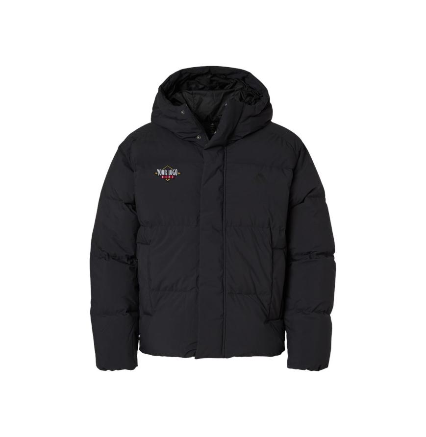 Mens Helonic Down Puffer Hooded Jacket