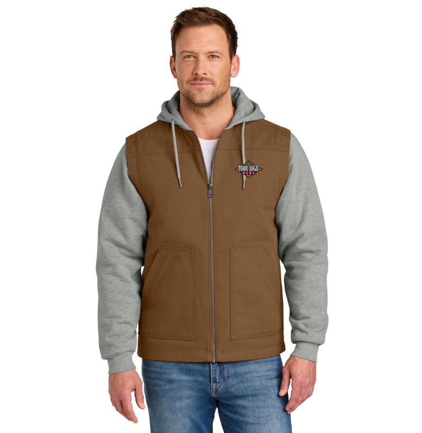 CornerStone Duck Fleece Full-Zip Hooded Jacket