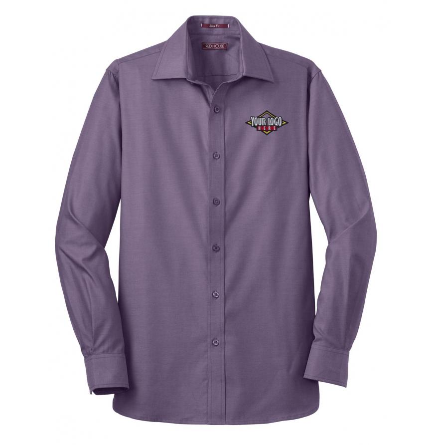 Red House RH62 - DISCONTINUED Red House - Slim Fit Non-Iron Pinpoint Oxford Shirt