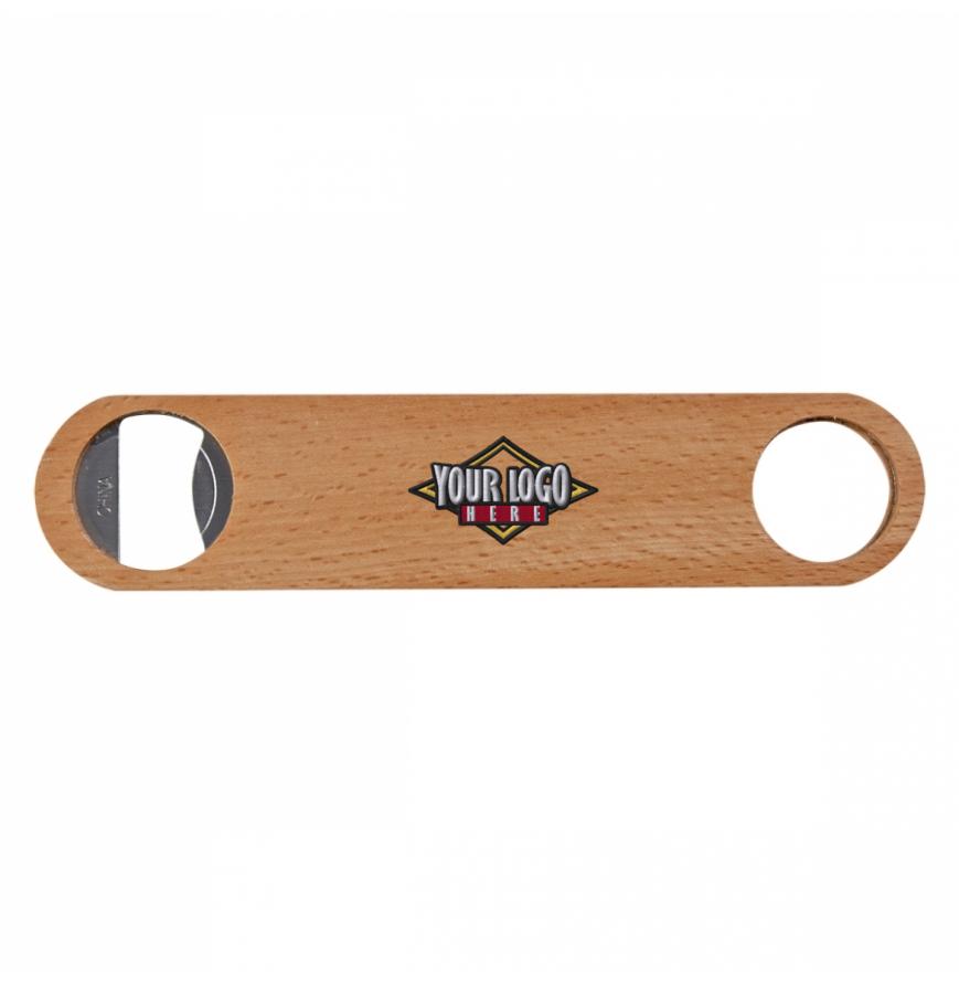 Large Wood Bottle Opener