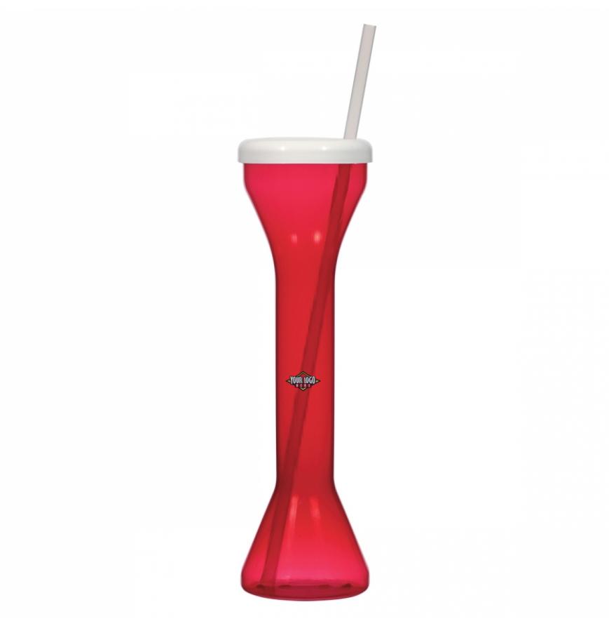 18 Oz Yard Cup With Straw