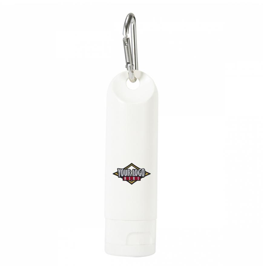 2 Oz SPF 30 Sunscreen Lotion Carabiner Bottle
