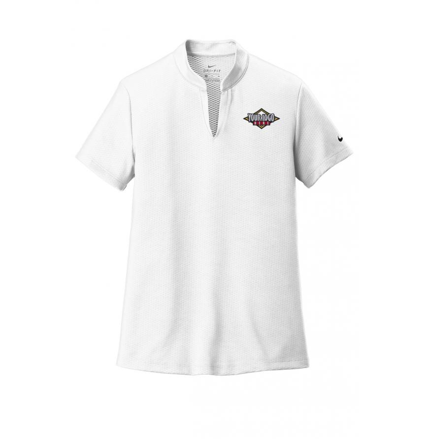 Nike NKAA1848 - Nike Ladies Dri-FIT Hex Textured V-Neck Top