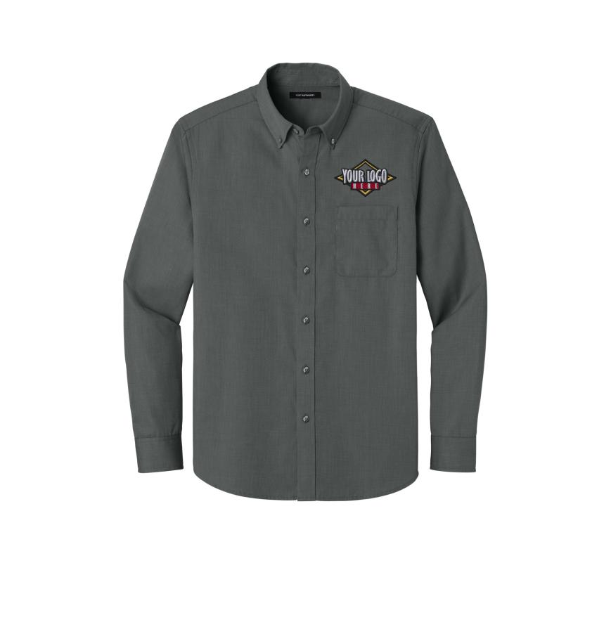 Port Authority Long Sleeve Nailhead Easy Care Shirt