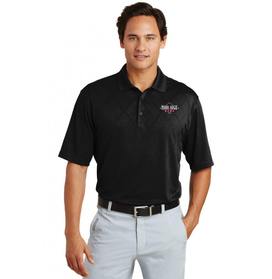 Nike 349899 - Nike Dri-FIT Cross-Over Texture Polo