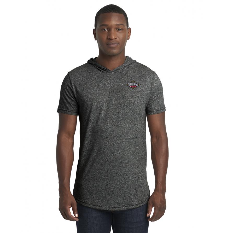 Next Level 2022 -  Next Level Unisex Mock Twist Short Sleeve Hoody T-Shirt