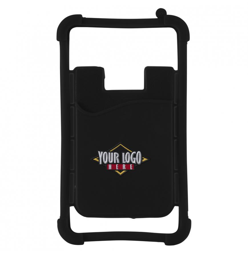 Silicone phone wrap with Wallet