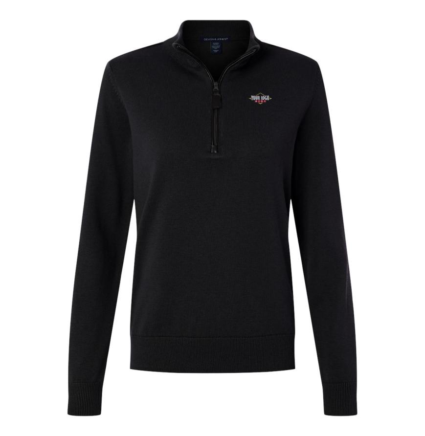 Womens New Classics Quarter-Zip Sweater