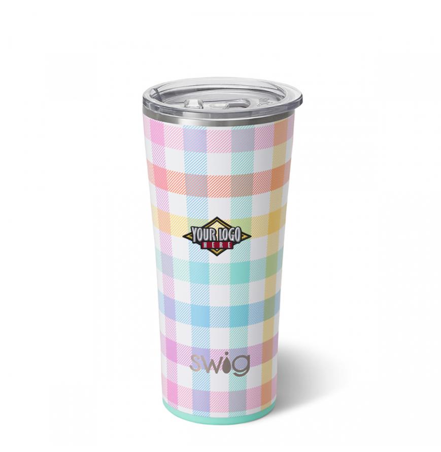 22 Oz Swig Life Pretty In Plaid Tumbler