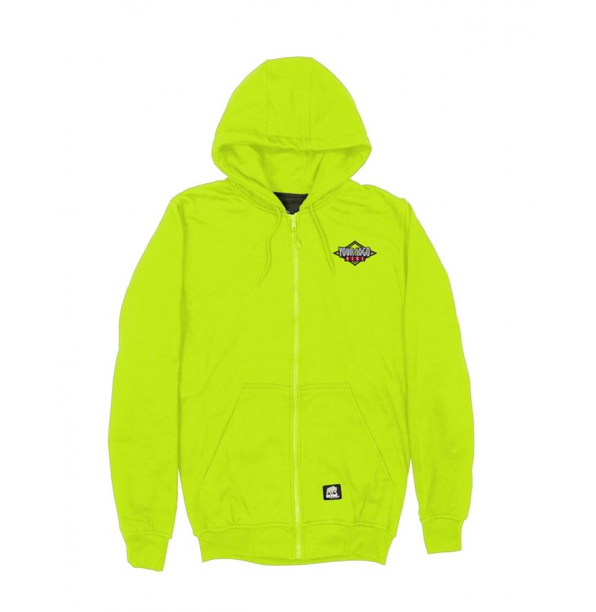 Broder HVF101 - Berne Mens Heritage Thermal-Lined Full-Zip Hooded Sweatshirt