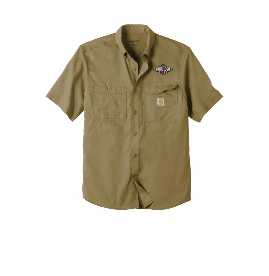 Carhartt CT102417 - Carhartt CT102417 Force Ridgefield Solid Short Sleeve Shirt