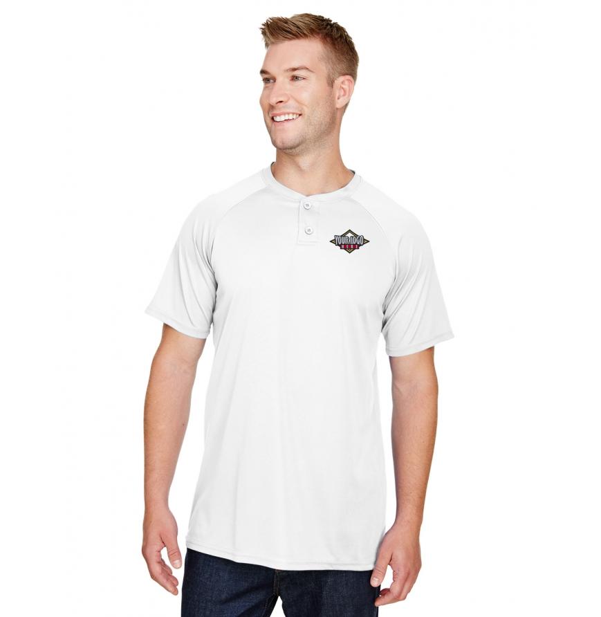 Augusta Adult Attain 2-Button Baseball Jersey