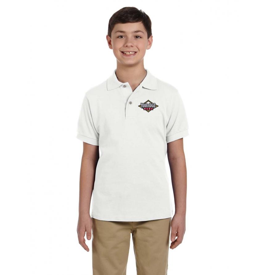 Jerzees 440Y - Youth 65 oz Ringspun Cotton Piqu Polo