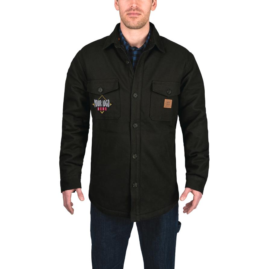 Dickies YJ831 - Mens Thurber Vintage Heavyweight Bonded Work Jac-Shirt