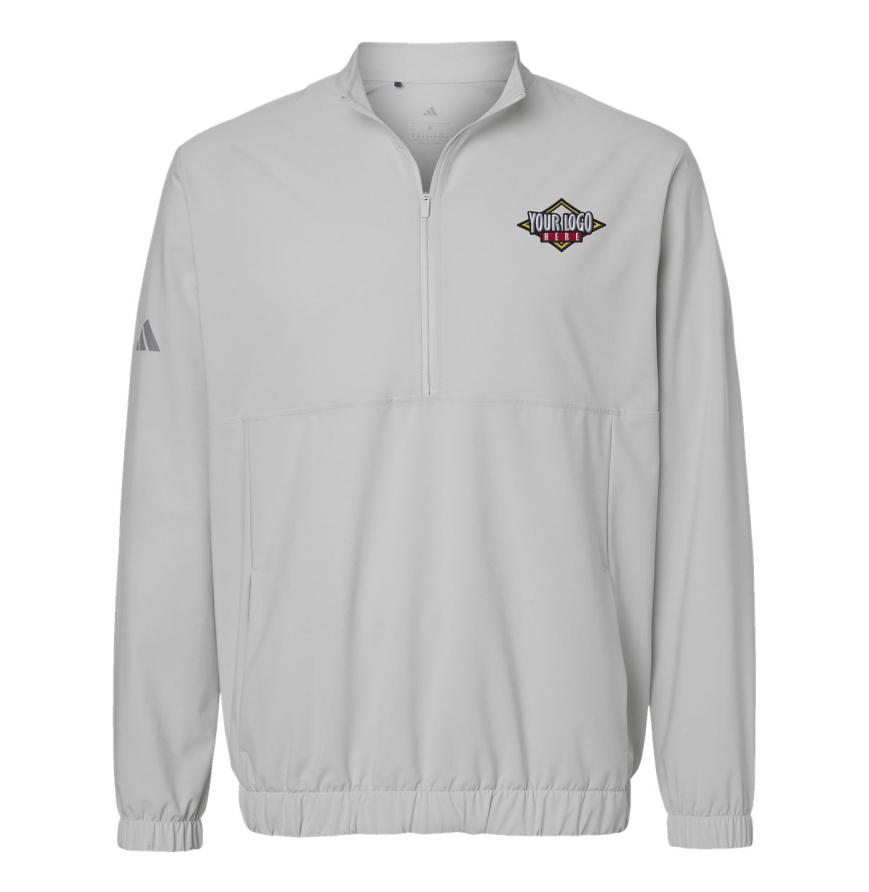 Mens Woven Half-Zip Pullover