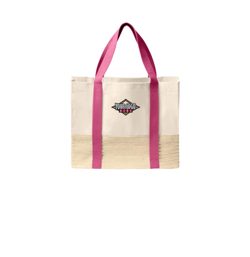 Port Authority Straw Market Tote