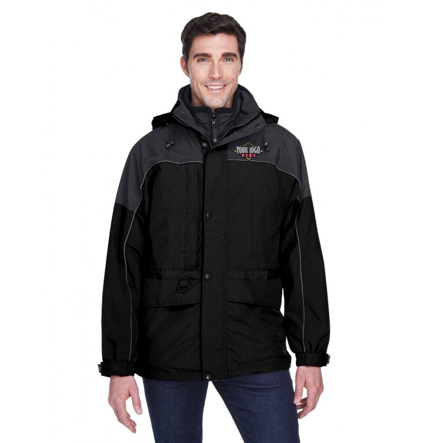 North End 88006 - Adult 3-in-1 Two-Tone Parka