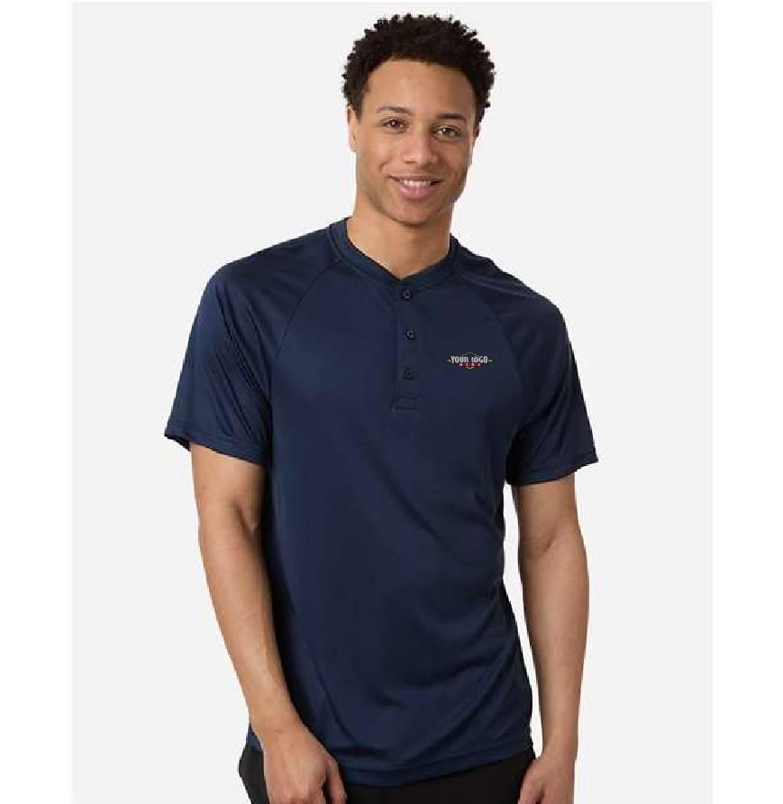 Mens Zone Performance Henley