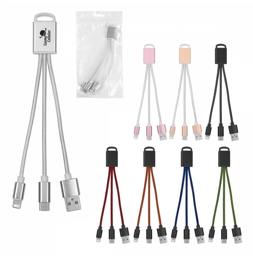 3 In 1 Braided Charging Buddy