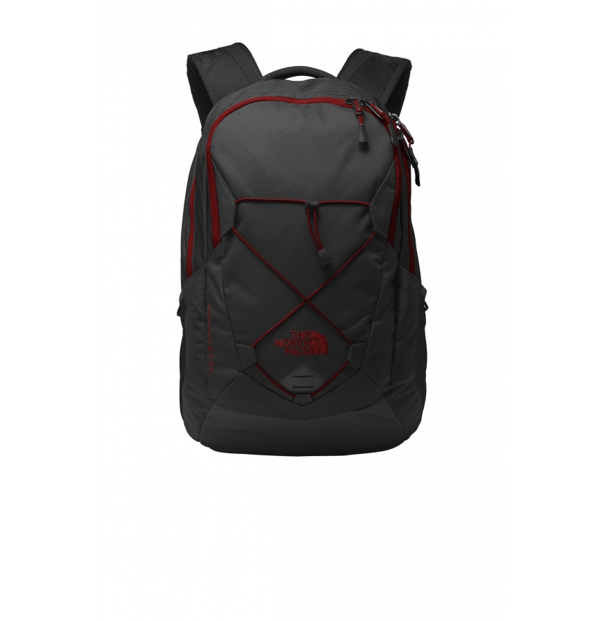 TNF-DARK-GREY-HEATHER-CARDINAL-RED
