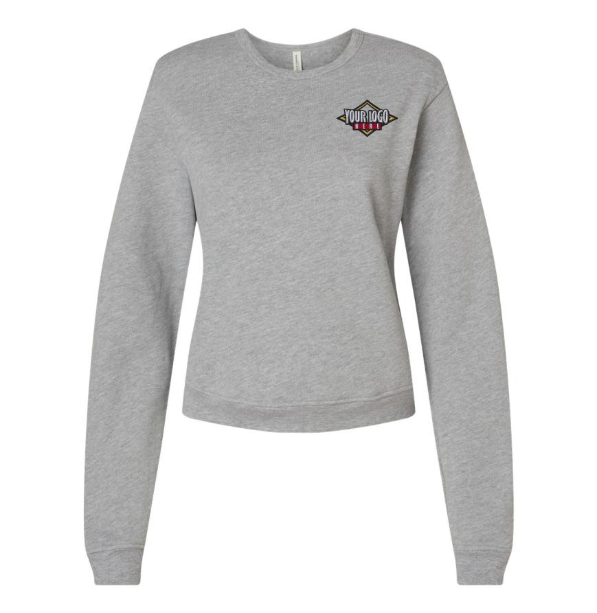 Womens Sponge Fleece Classic Crewneck Sweatshirt