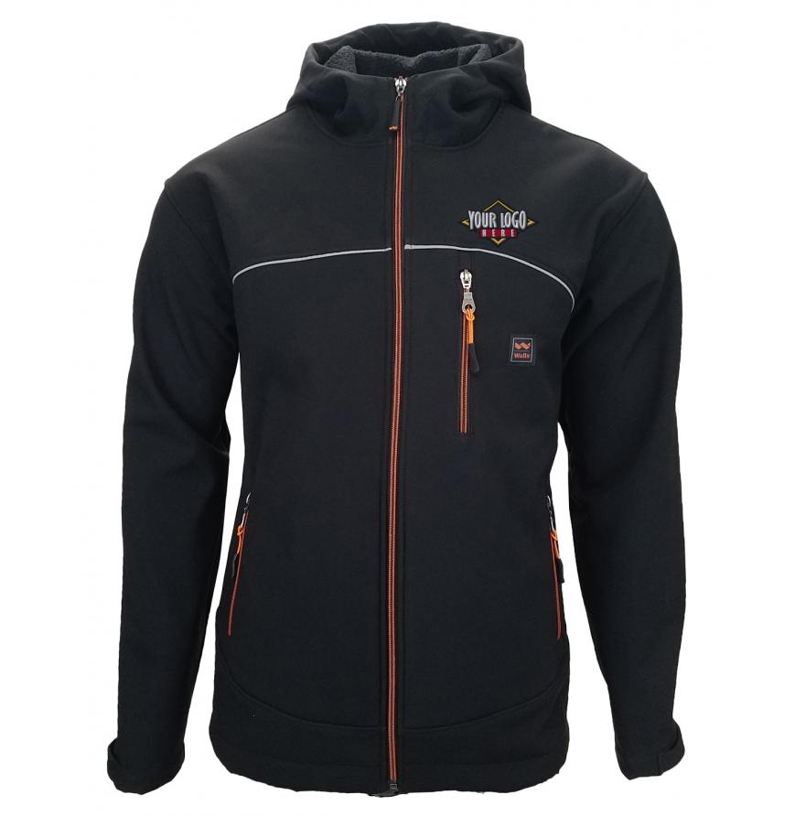 Broder YJ742 - Walls Outdoor Mens Storm Protector Hooded Solid Soft Shell Jacket