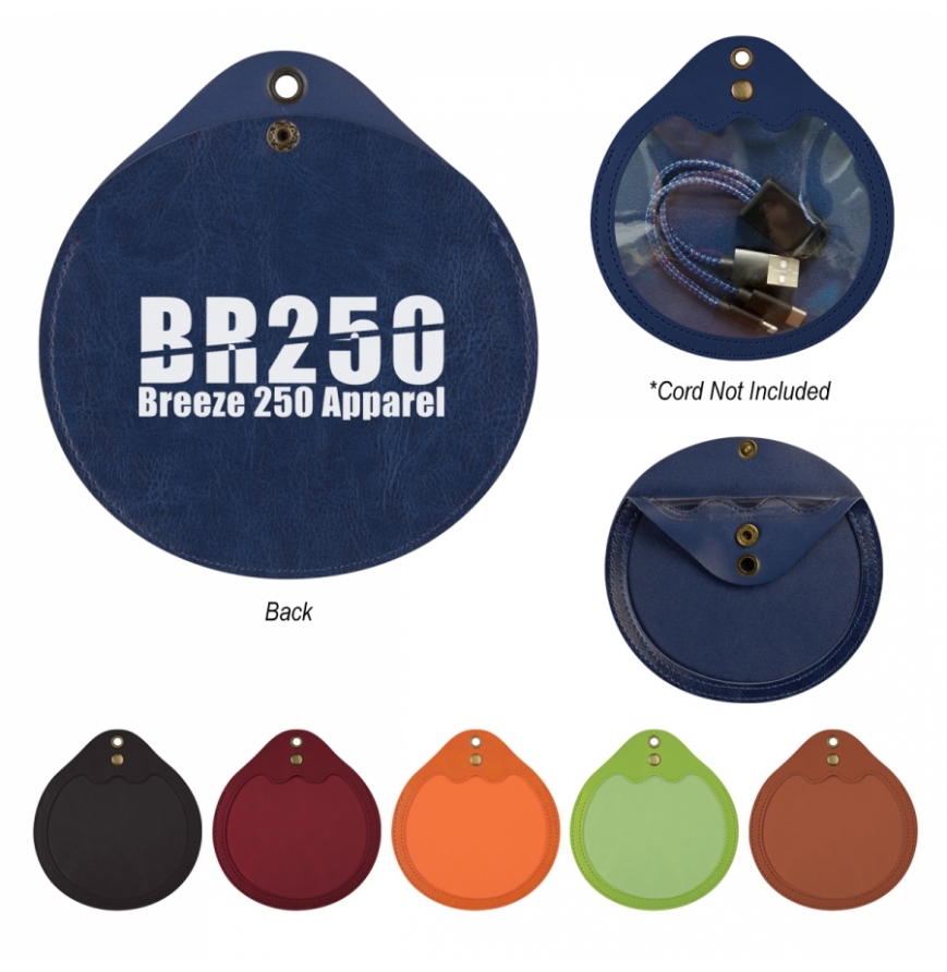 Round Tech Accessories Pouch