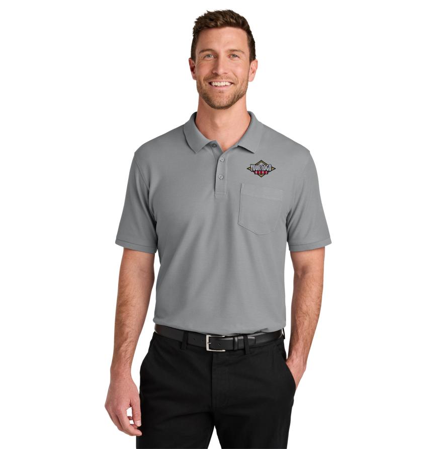 Port Authority Wearever Signature Pique Pocket Polo