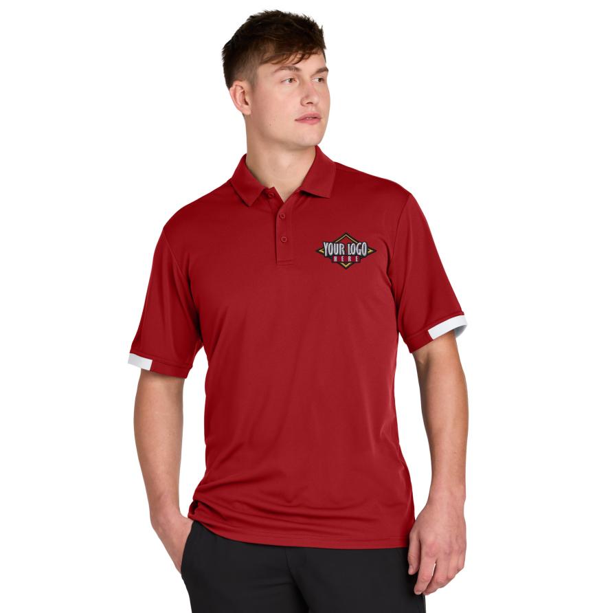 Sport-Tek Club Colorblock Polo