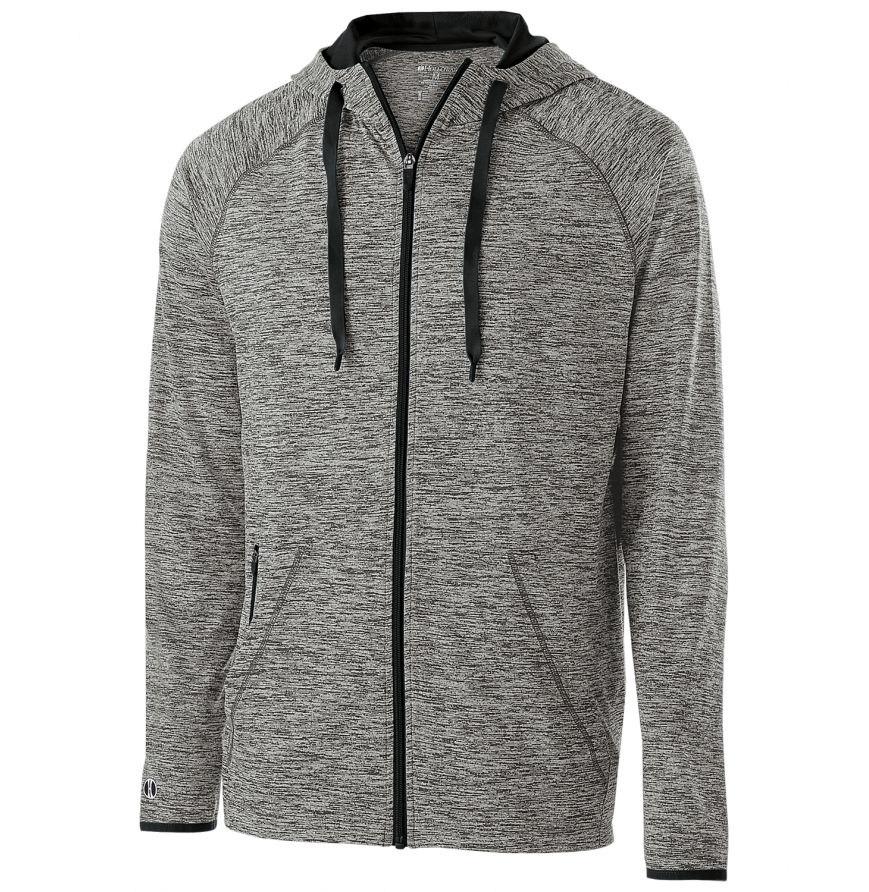 CARBON HEATHER-BLACK