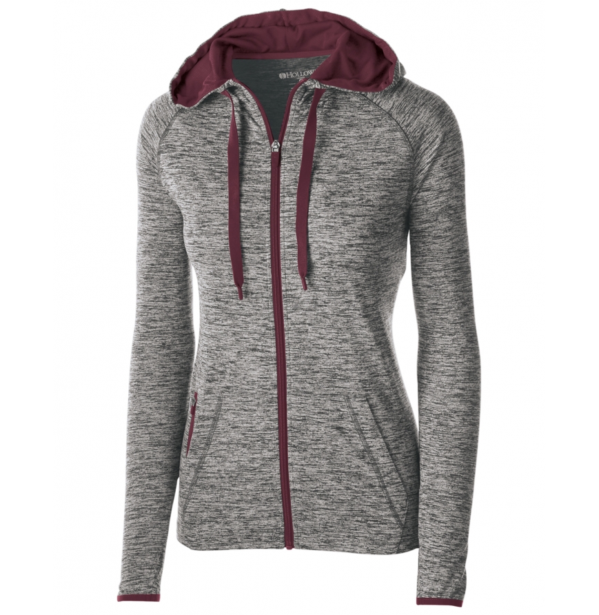 CARBON HEATHER-MAROON