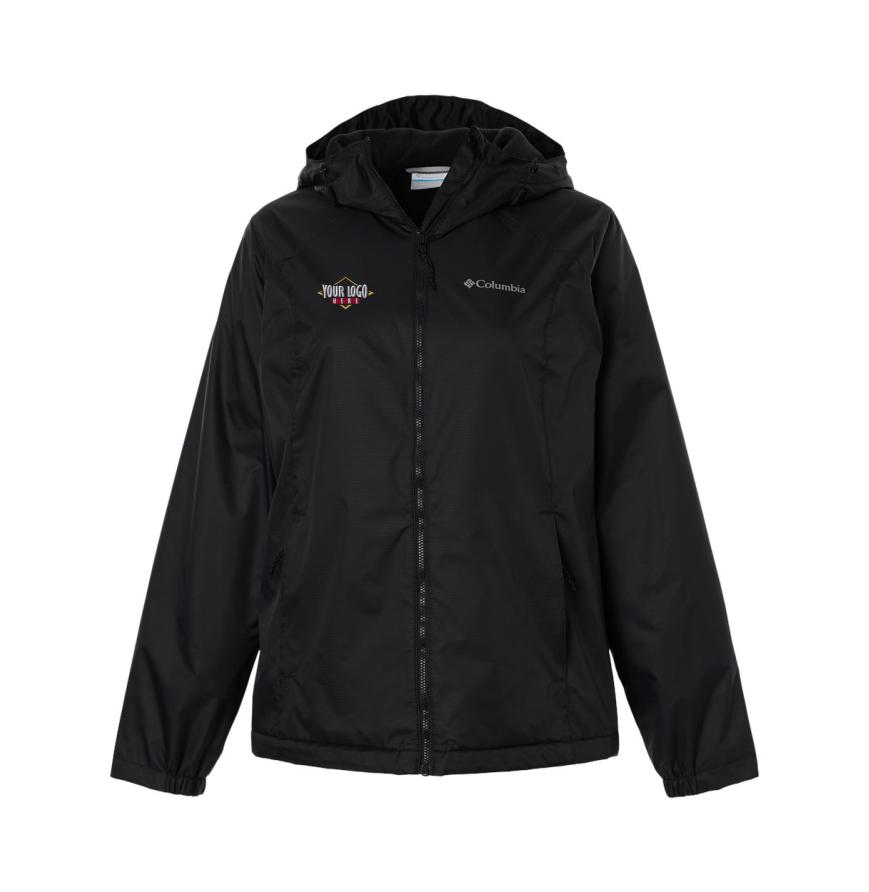 Womens Scattered Showers Fleece Lined Jacket