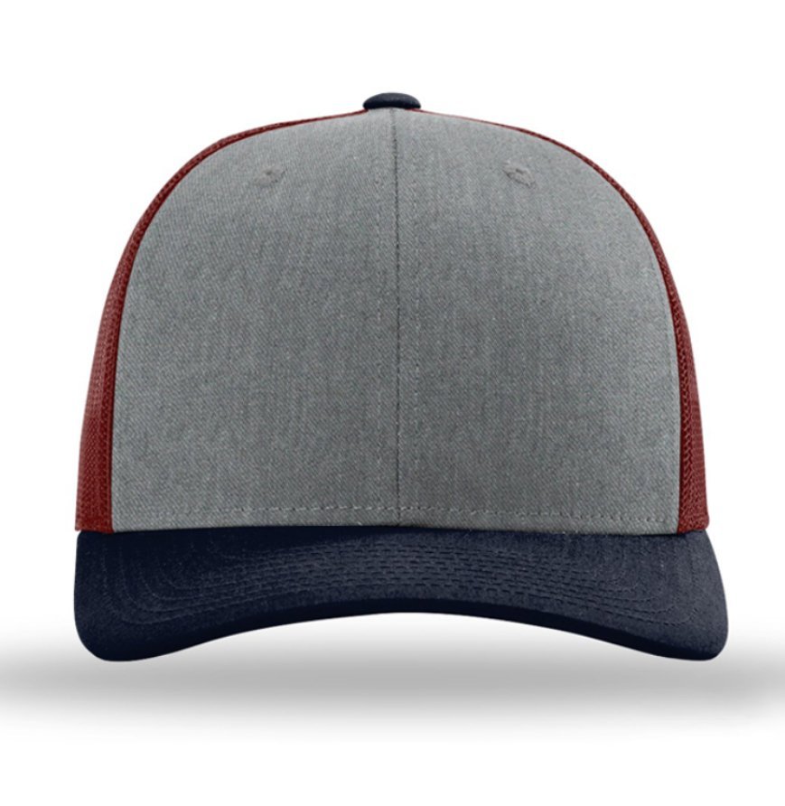 Heather Grey/Cardinal/Navy