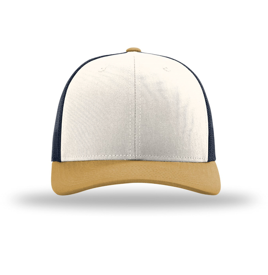 Cream/ Navy/ Amber Gold