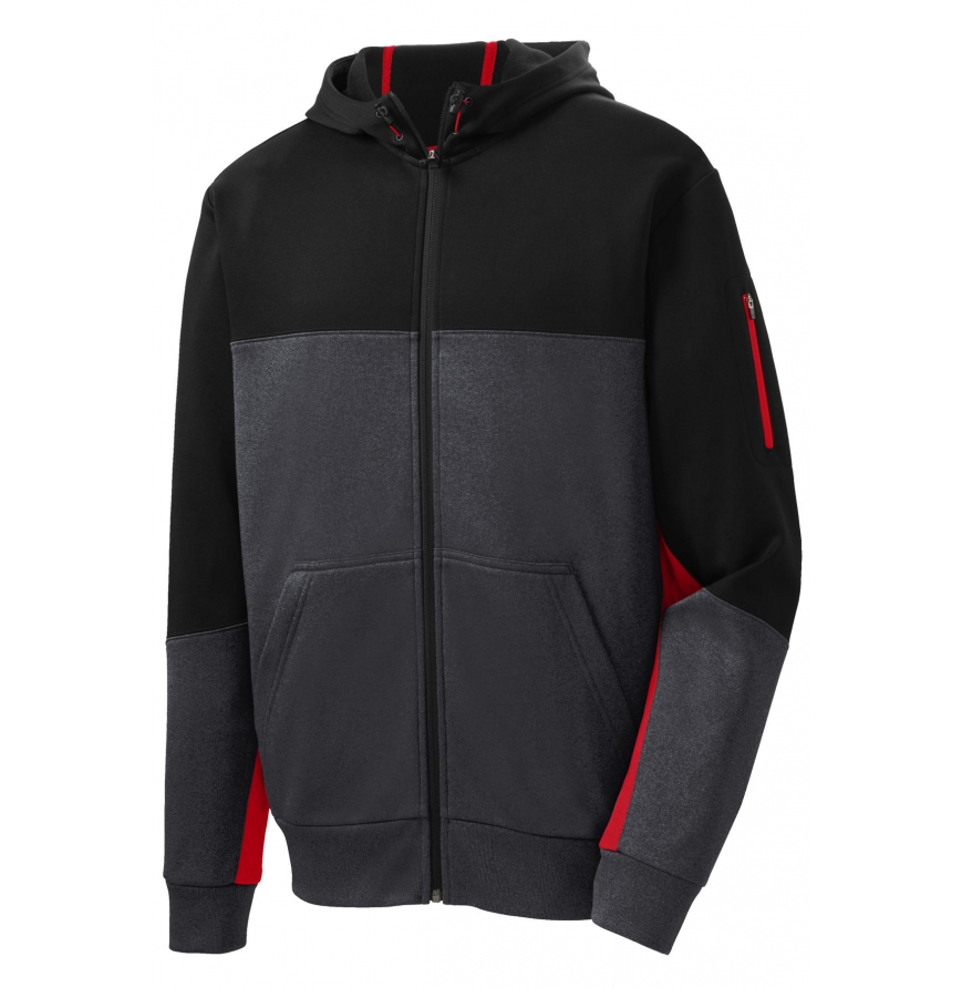 BLACK-GRAPHITE-HEATHER-TRUE-RED