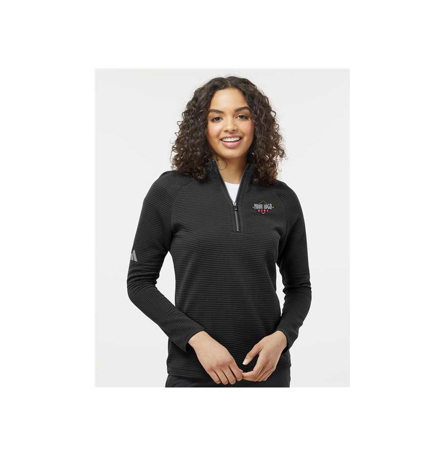 Womens Spacer Quarter-Zip Pullover
