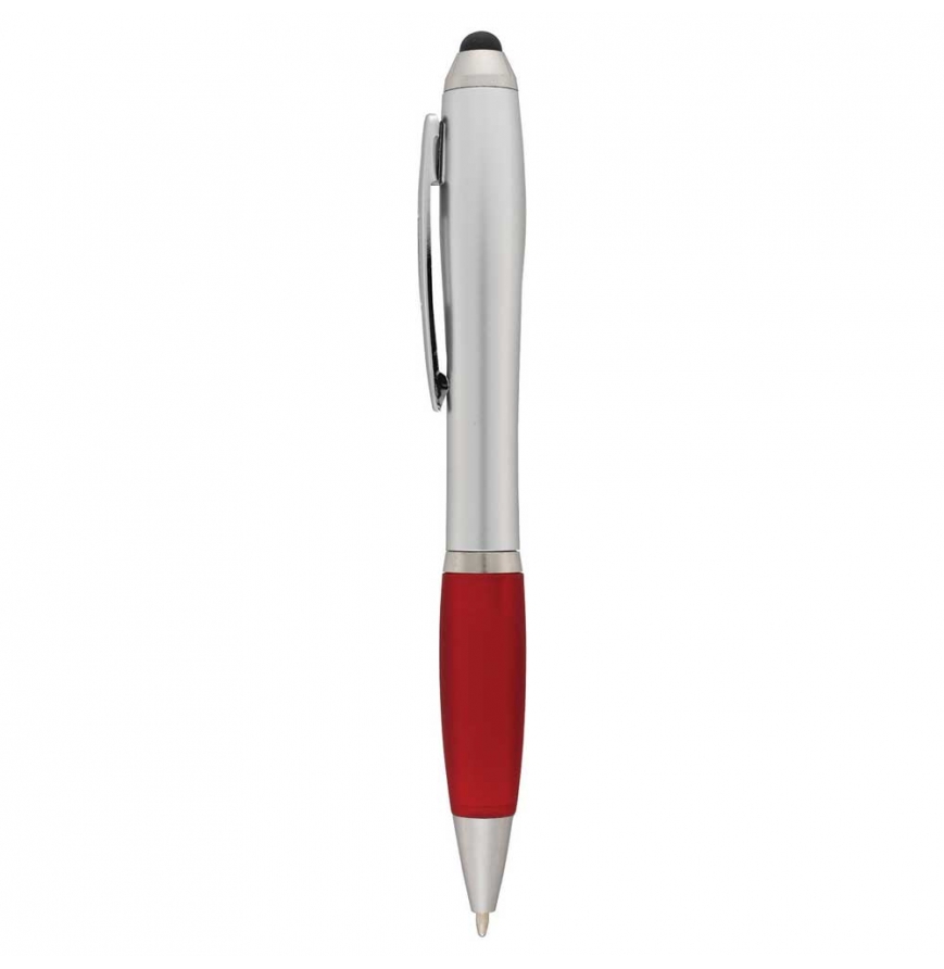 SILVER-WITH-RED-TRIM