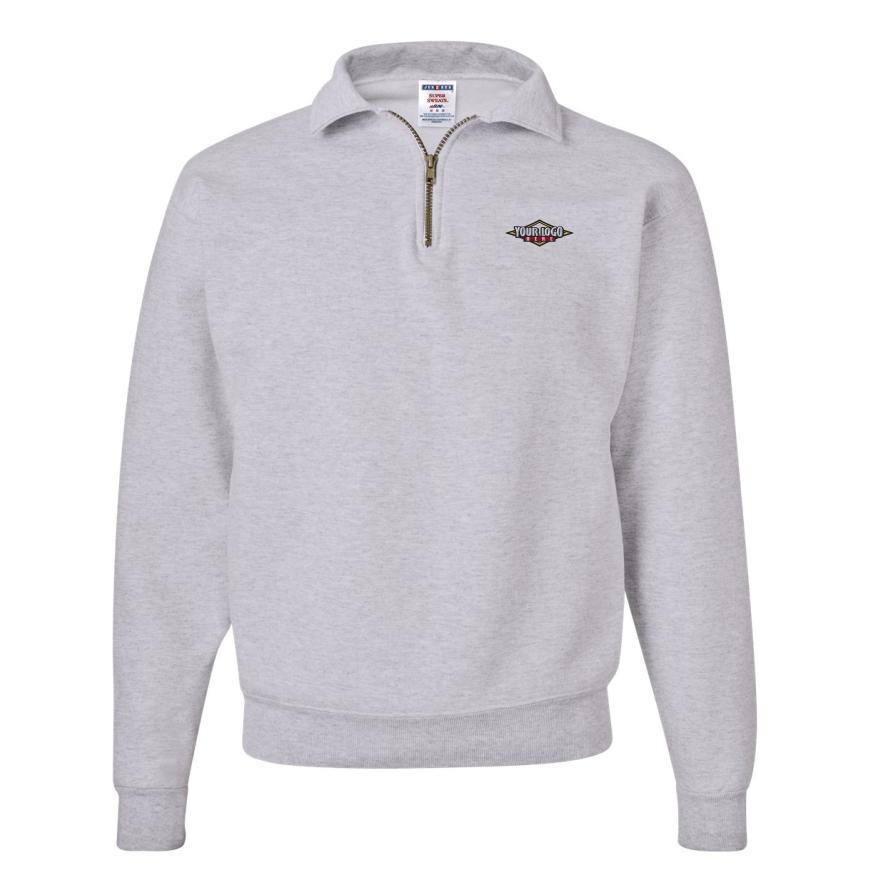 Unisex Super Sweats NuBlend Quarter-Zip Cadet Collar Sweatshirt