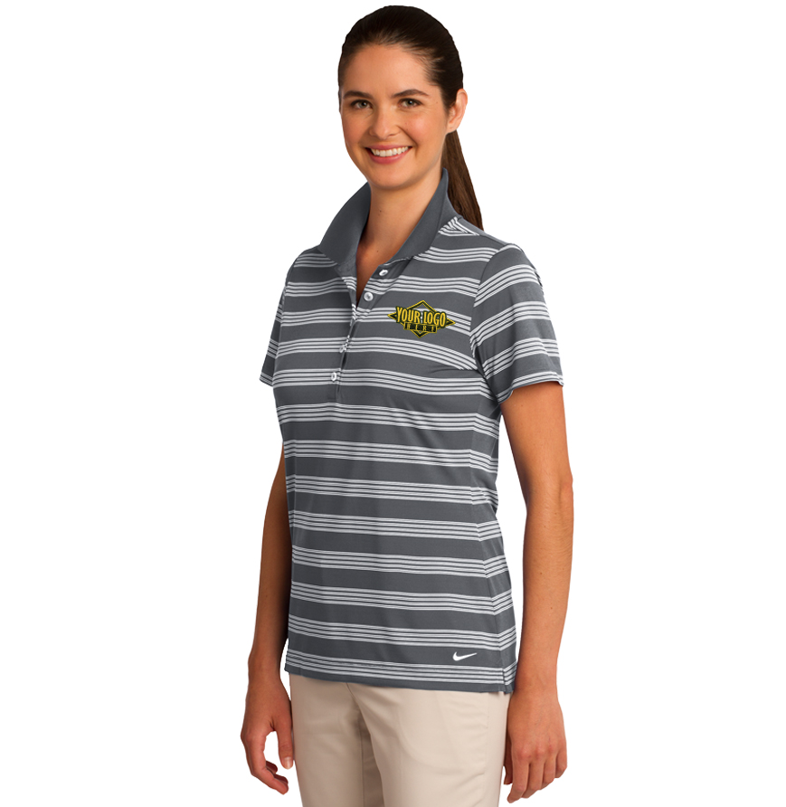 Ladies Nike Dri-FIT Stripe Polo