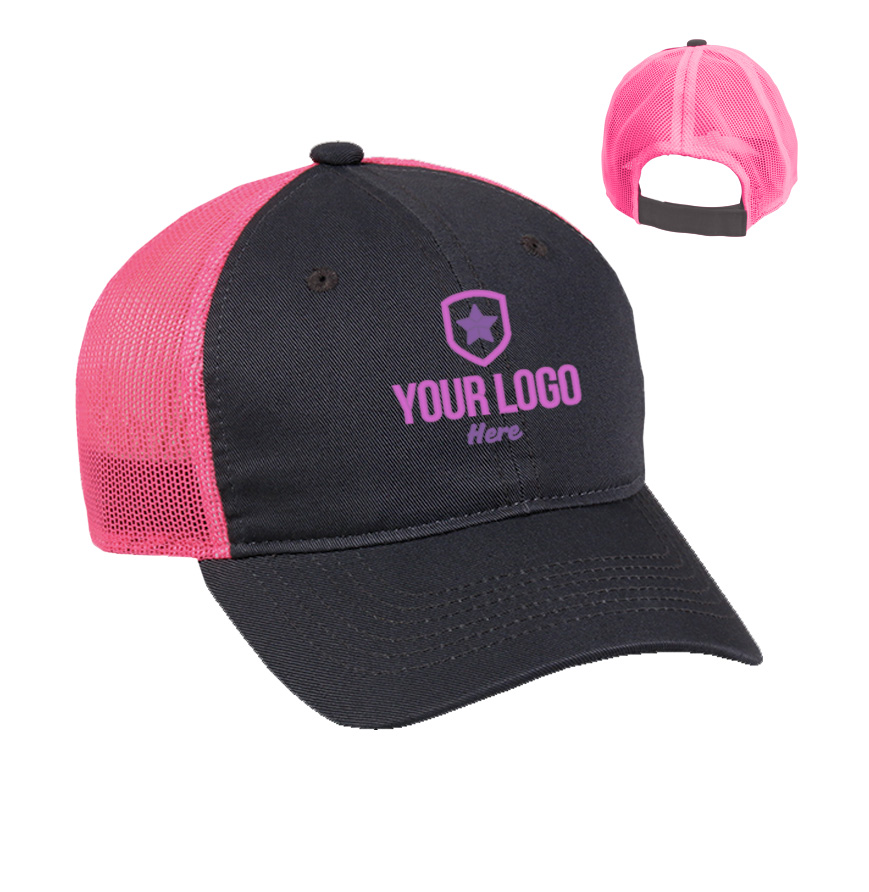 Ladies Garment Washed Mesh Back Hat