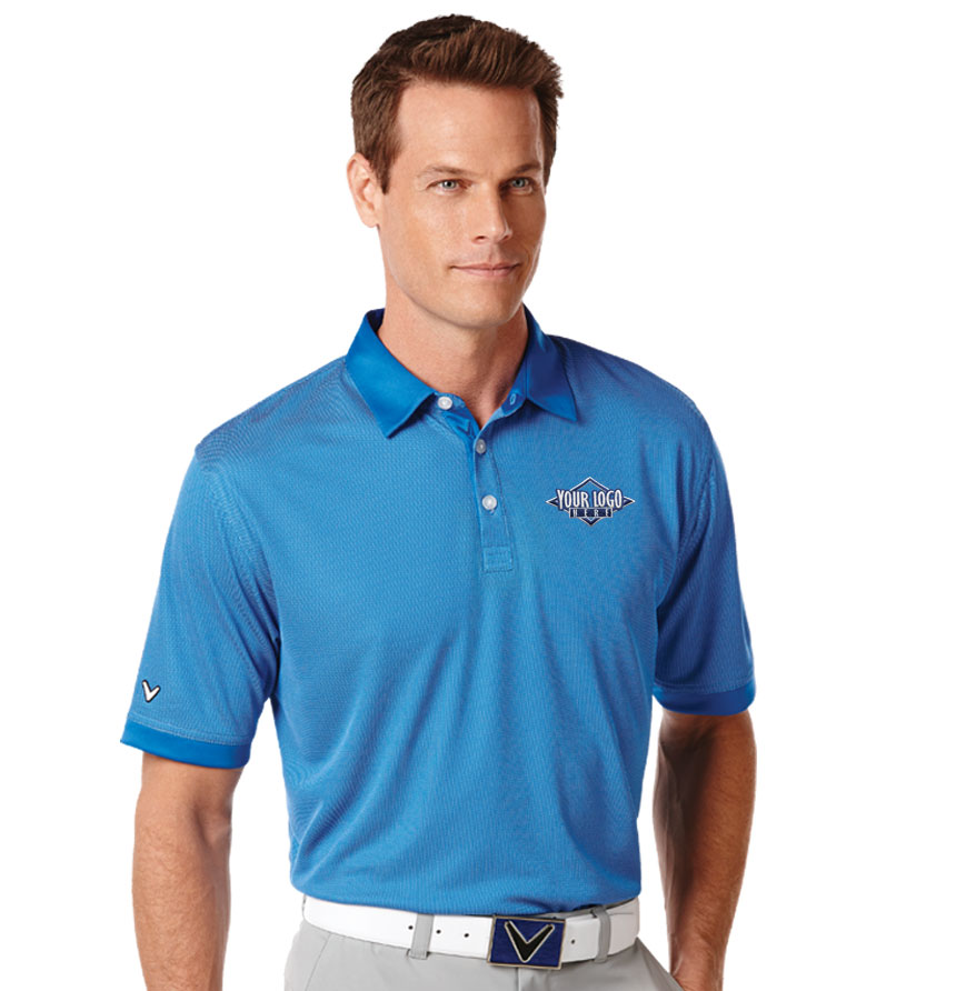 Callaway Chambray Performance Polo