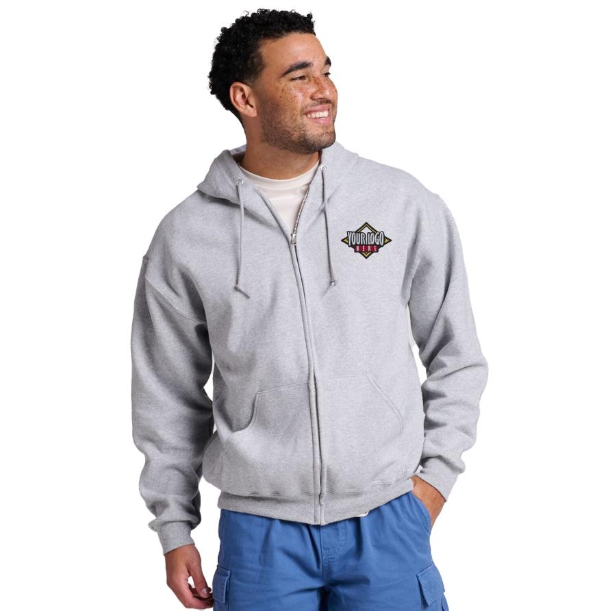 Unisex Rugged Full-Zip Hooded Sweatshirt